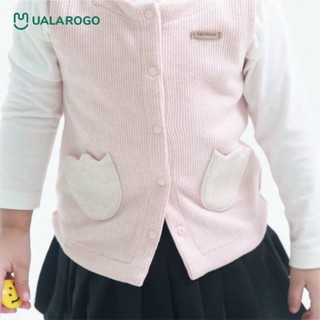 Áo Gile nhung Ualarogo size 0-3m, 3-6m, 6-9m cho bé