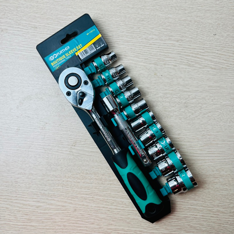 Bộ khẩu 12 món loại lớn 1/2 từ số 10-24mm cao cấp sửa chữa gia đình thương hiệu Kirito và Kamos