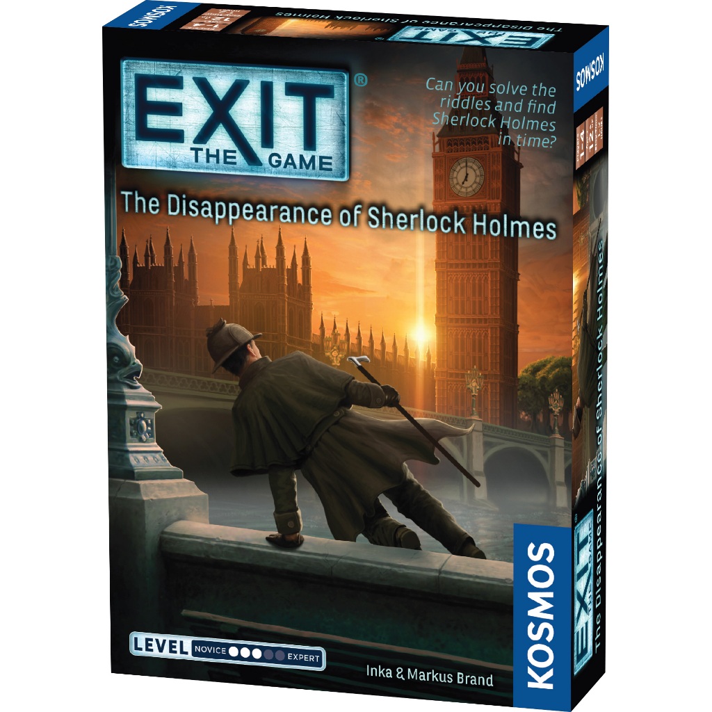 Trò chơi board game Exit: The Disappearance of Sherlock Holmes | Exit ...
