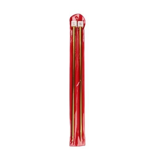 Cặp kim đan thẳng kim loại 35cm đan len nhiều màu rẻ