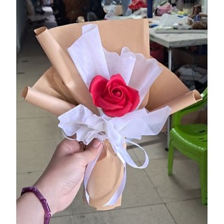 Bó 1 bông hồng sáp tặng thầy cô 20/11