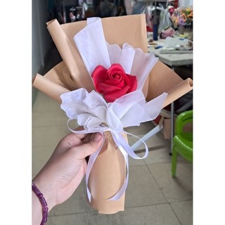 Bó 1 bông hồng sáp tặng thầy cô 20/11