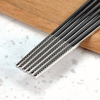 Đũa inox Chockmen [59] inox 316NDT không gỉ, chống trơn trượt, dùng được máy rửa bát, hộp 10 đôi