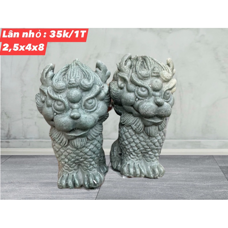 Mô hình tượng Lân nhỏ trang trí tiểu cảnh,bán cạn, terrarium, tiểu cảnh