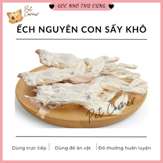 Ếch nguyên con sấy khô cho chó mèo bổ sung canxi (Đồ ăn vặt cho thú cưng)