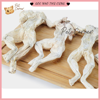 Ếch nguyên con sấy khô cho chó mèo bổ sung canxi (Đồ ăn vặt cho thú cưng)