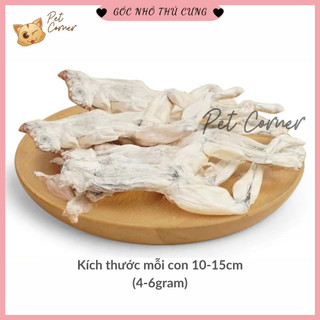 Ếch nguyên con sấy khô cho chó mèo bổ sung canxi (Đồ ăn vặt cho thú cưng)