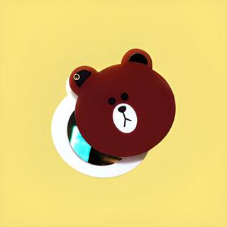 Gương mini bỏ túi cầm tay dễ thương - Gương trang trí ốp lưng điện thoại, móc khóa
