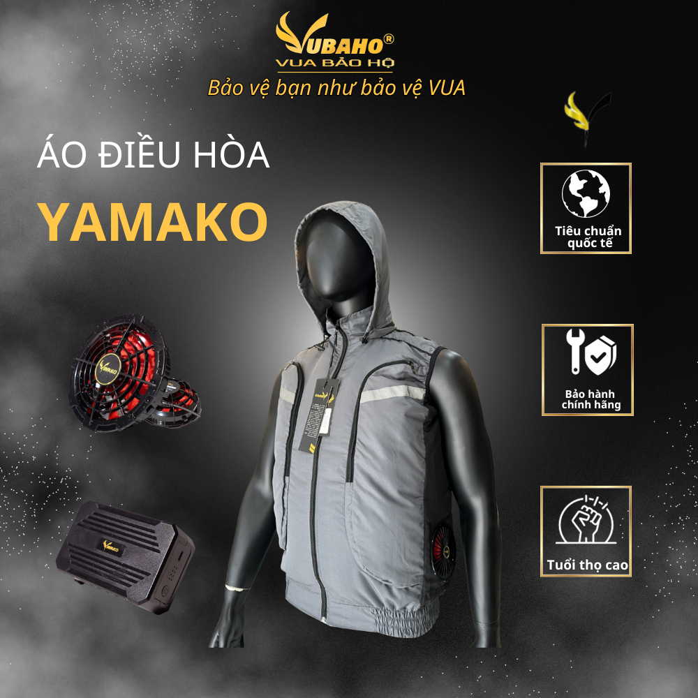 Phụ kiện áo quạt điều hoà Nhật Bản Yamako Bộ pin quạt 9 cánh ÁO ĐIỀU HOÀ  17V - 30.000MAH chống nước, chịu va đập | Shopee Việt Nam