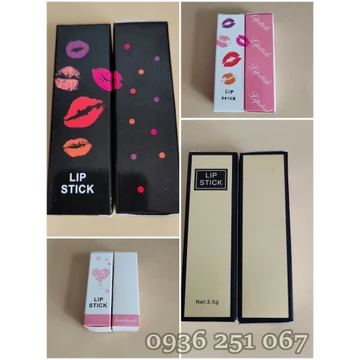 50 - 100 vỏ hộp giấy đựng son SÁP và son KEM - Dụng cụ làm son handmade.