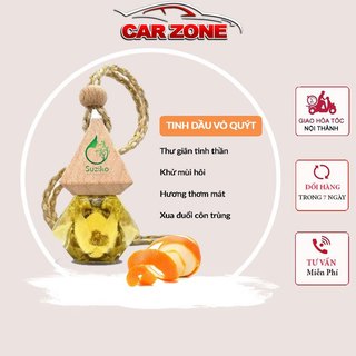 Tinh Dầu Treo Xe Ô Tô Khử Mùi Hôi Trên Xe, Phòng Ngủ, Tủ Quần Áo Hiệu Quả, Mùi Quế, Mùi Chanh Xả, Mùi Cam, Mùi Oải Hương