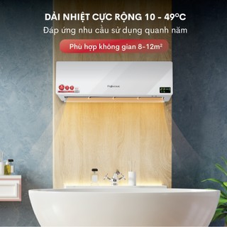 Quạt sưởi gốm FUJIHOME FHW4000 Làm ấm nhanh - Điều khiển từ xa màn led hiển thị - Tiết kiệm điện