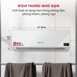 Quạt sưởi gốm FUJIHOME FHW4000 Làm ấm nhanh - Điều khiển từ xa màn led hiển thị - Tiết kiệm điện