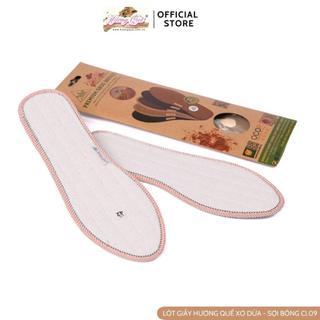 Lót Giầy Khử Mùi Hương Quế CI-09 Chất liệu Sơ Dừa, Sợi Bông Tự Nhiên
