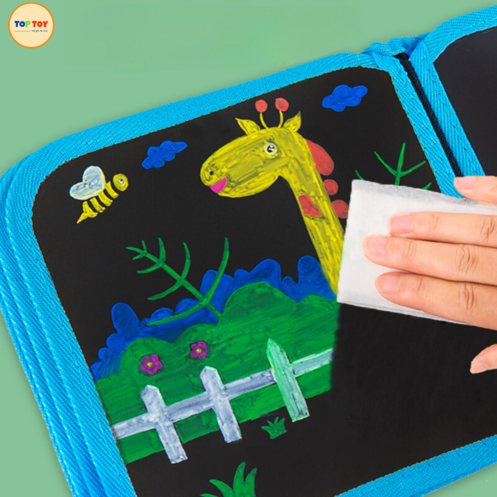 Sách Vẽ Tô Màu Xóa Được Kèm Bút Màu Cho Bé 10/ 14/ 16 Trang Với 6/ 12 Màu Đồ Chơi Montessori Tranh Vẽ Tô Màu Cho Bé