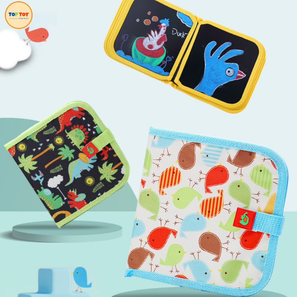 Sách Vẽ Tô Màu Xóa Được Kèm Bút Màu Cho Bé 10/ 14/ 16 Trang Với 6/ 12 Màu Đồ Chơi Montessori Tranh Vẽ Tô Màu Cho Bé