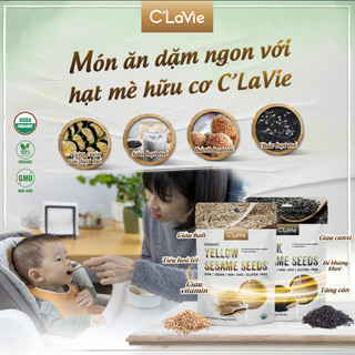 Hạt mè đen mè vàng, vừng đen, vừng vàng hữu cơ C'LaVie 200g