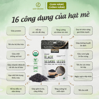 Hạt mè đen mè vàng, vừng đen, vừng vàng hữu cơ C'LaVie 200g