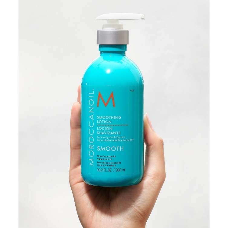 Kem dưỡng tóc - Moroccanoil Smoothing Lotion - hỗ trợ quá trình sấy tóc cho tóc suôn mượt hơn (300ml) - LT
