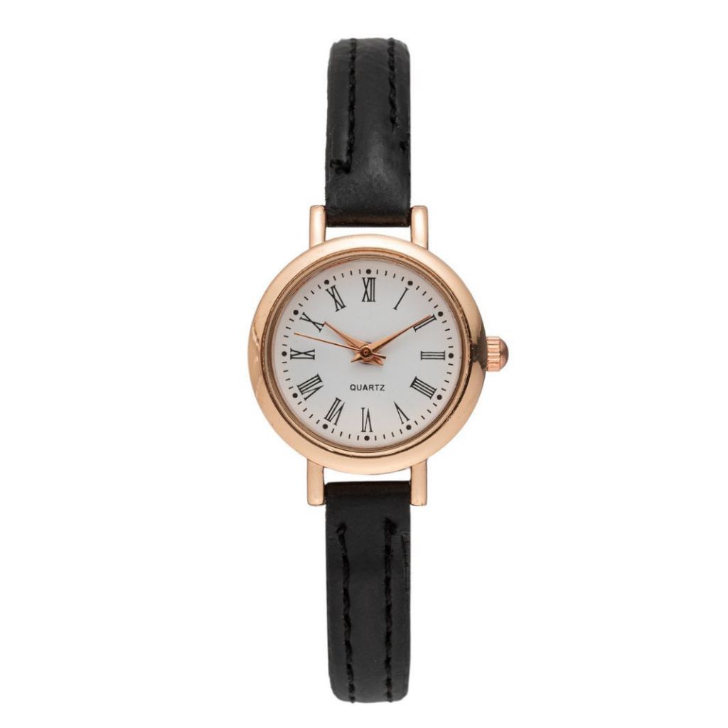 Đồng Hồ Nữ QUARTZ Dây Da Size 22mm Cực Xinh Số La Mã