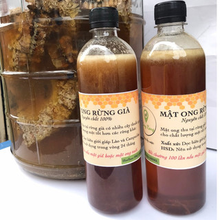 Mật Ong Rừng Già Tự Nhiên - Không Nuôi, Không Pha Tạp Chất