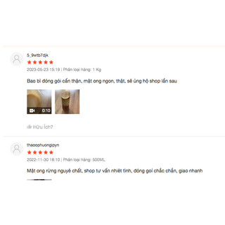 Mật Ong Rừng Già Tự Nhiên - Không Nuôi, Không Pha Tạp Chất