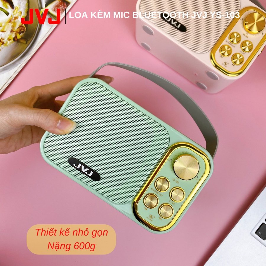Ảnh Micro không dây Karaoke JVJ YS-91/ Ys-103 1 mic Bluetooth - Kết nối điện thoại,tivi - Bảo hành chính hãng 06 tháng 2