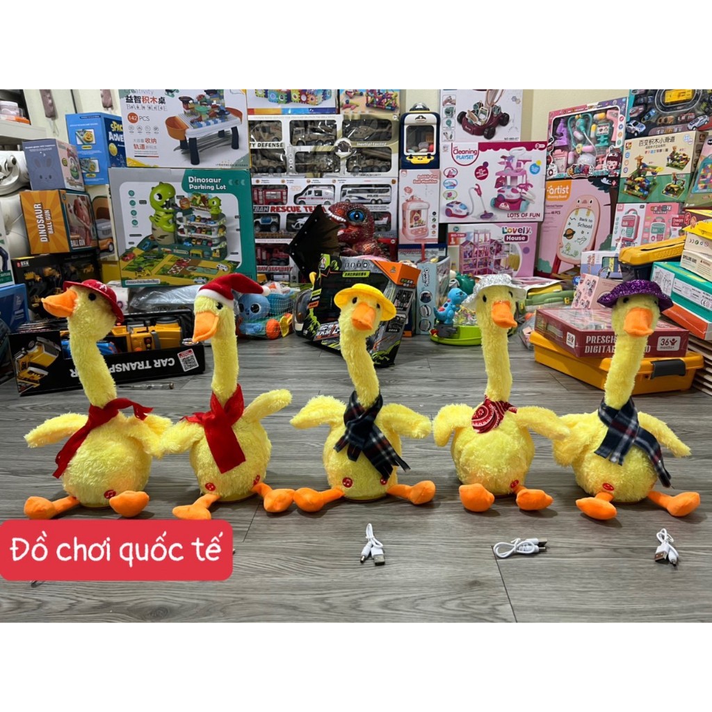 Đồ chơi vịt nhại giọng nhảy múa và hát tiếng việt đồ chơi vui vẻ đễ thương dành cho trẻ
