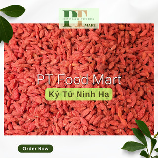 KỶ TỬ NGỌT NINH HẠ, TO, ĐỎ ĐẬM, DẺO. Nấu chè dưỡng nhan, trà dưỡng sinh, hầm canh, nấu cháo ==>