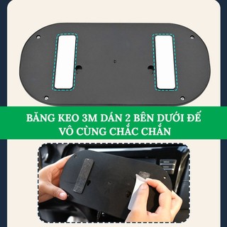 Quạt Ô Tô 12V, Quạt 24V Xe Tải – Xoay 360 Độ Tiện Ích, Có 3 Tốc Độ Gió Xoay