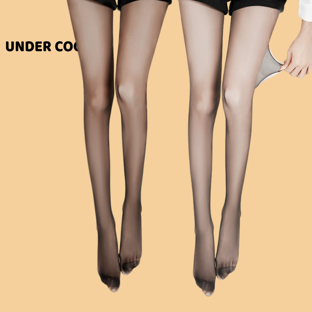 Quần Tất Nữ Siêu Mỏng 5d UNDERCOOL Tàng Hình Mềm Mịn Co Giãn Tốt, Chống Rách, Màu Đen - Da - Cát - Ghi QT01