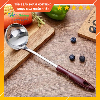 Muỗng/ môi Inox siêu lớn múc cháo - ăn lẩu