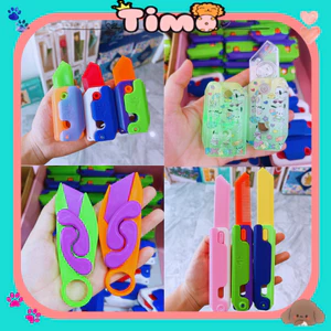 Dao Cà Rốt 20cm-40cm Dài Krambit Hình Bướm Trọng Lực Đồ Chơi Độc Lạ QT48