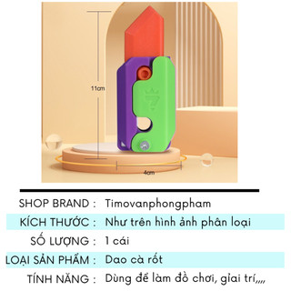 Dao Cà Rốt 20cm-40cm Dài Krambit Hình Bướm Trọng Lực Đồ Chơi Độc Lạ QT48