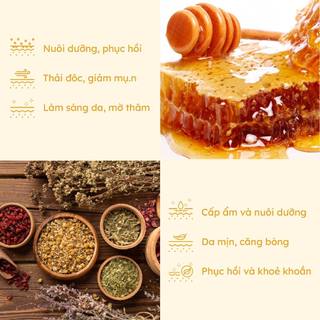 Mặt nạ nghệ thảo mộc Flower, mặt nạ nghệ thiên nhiên mờ thâm, hỗ trợ sáng da, giúp da mịn màng, 120g Skinstory Việt Nam
