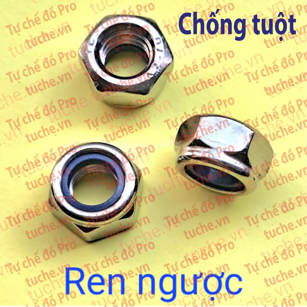 Đai ốc, ecu Inox 304/316 ren ngược chống tuột M3M4M5M6M8M10 | Shopee ...