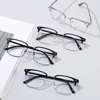 Gọng Kính Cận Nam Nữ Mắt Vuông Cao Cấp Mắt Kính Không Độ Chống Tia UV Ánh Sáng Xanh Phong Cách Hàn Quốc HANASO 535