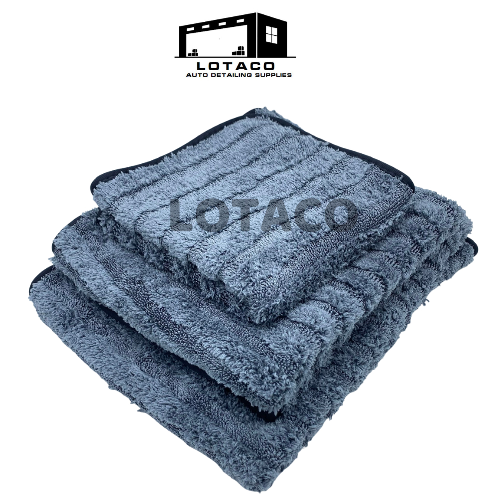 Khăn lau khô ô tô cao cấp HYBRID ( kết hợp 02 kiểu dệt vải) 840,1000 GSM size lớn LOTACO | BigBuy360 - bigbuy360.vn