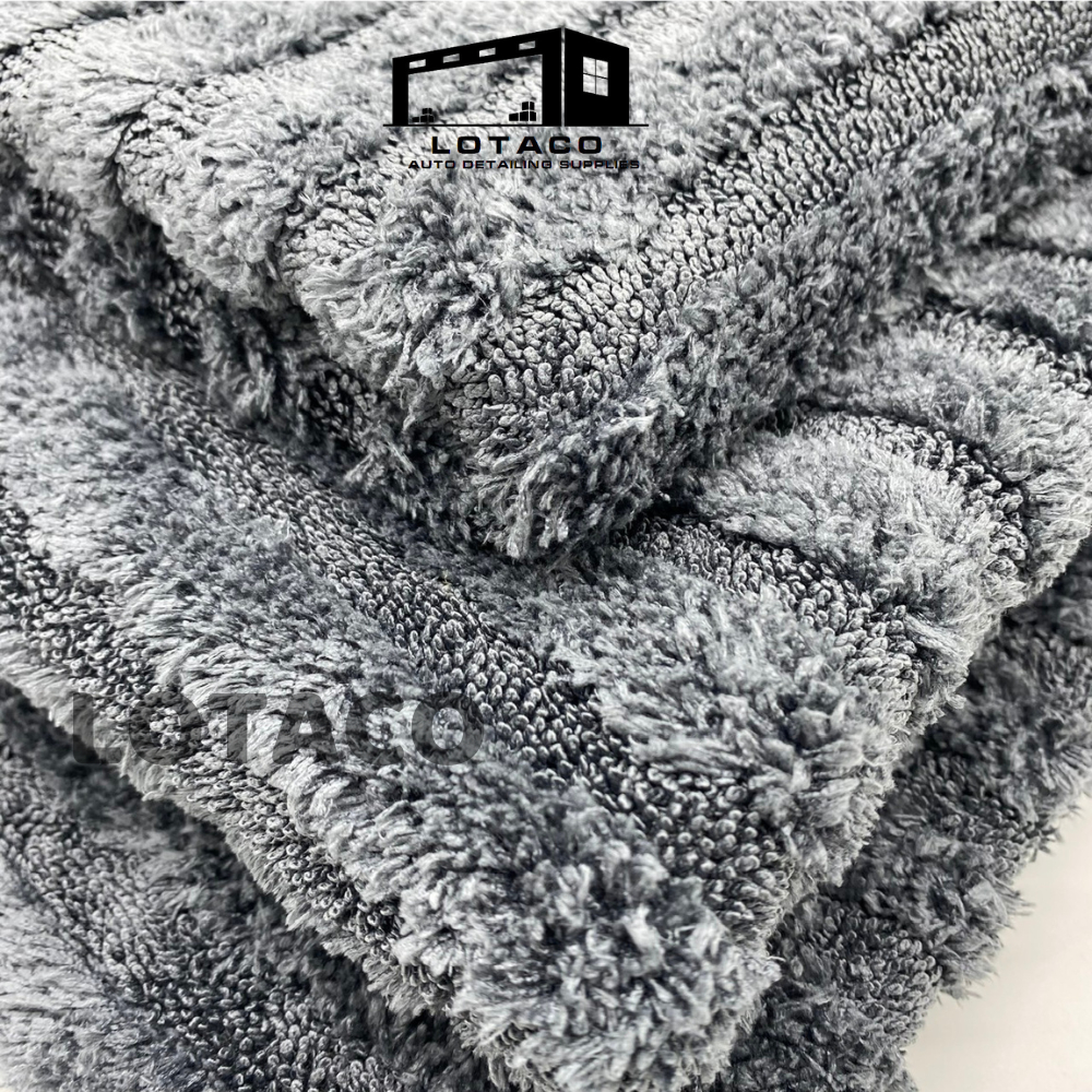 Khăn lau khô ô tô cao cấp HYBRID ( kết hợp 02 kiểu dệt vải) 840,1000 GSM size lớn LOTACO | BigBuy360 - bigbuy360.vn