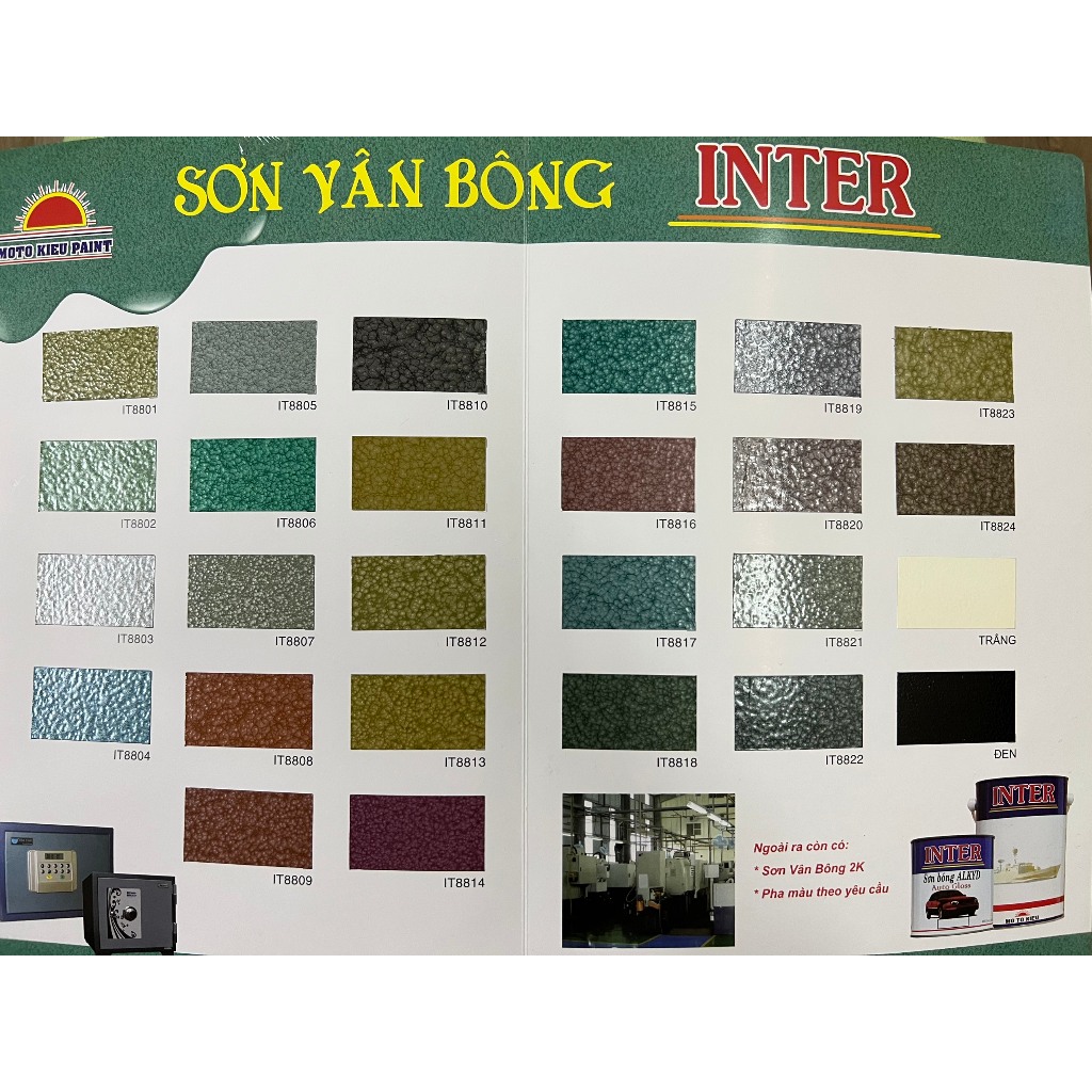 SƠN VÂN BÔNG INTER CHUYÊN DÙNG ĐẶC BIỆT 900G [CHÍNH HÃNG][CÓ XUẤT HÓA ĐƠN GTGT]
