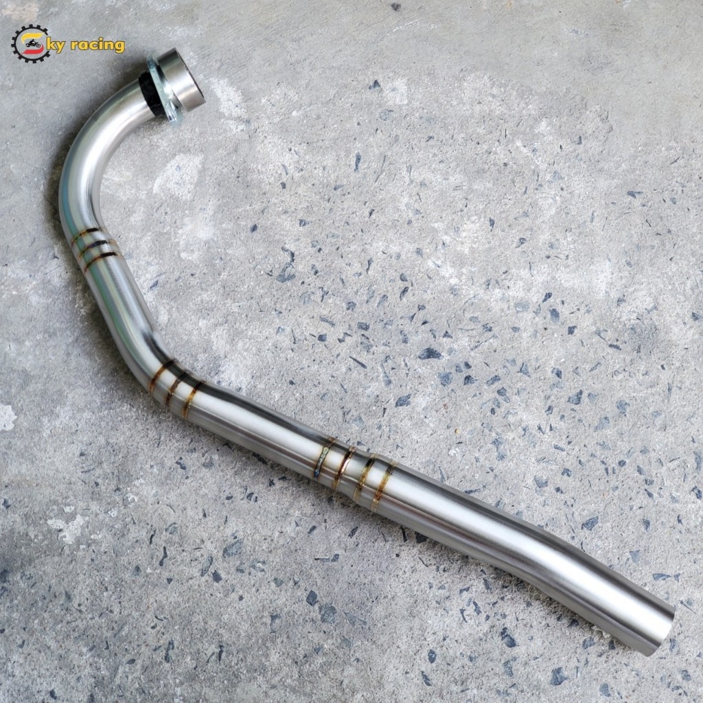 Cổ Pô INOX 304 Chạy TiG Phi 27 ra phi 32 gắn như Zin cho Ex11 (Ex135 5 ...