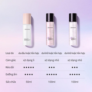 [ZEESEA] Xịt Khoá Nền Lớp Makeup ZEESEA Tạo Hiệu Ứng Căng Bóng Hoặc Mờ Lì