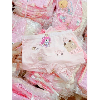 Set 3 quần chip đùi chất vải cotton cho bé gái 9-25kg (Video)