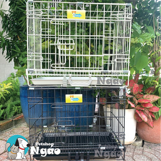 Petland Size S: 46*30*37 - 2,9kg phù hợp < 5kg - Chuồng / Lồng sơn tĩnh điện có thể gấp gọn __