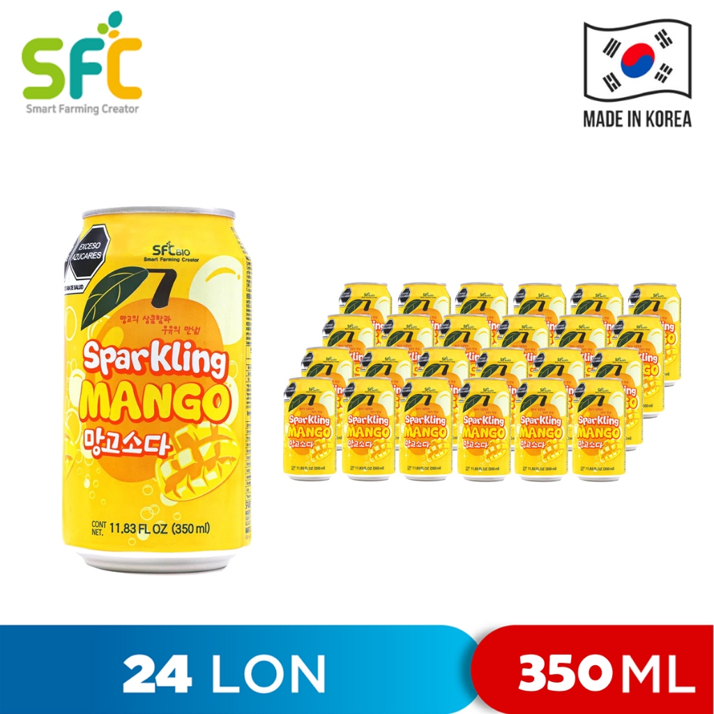 ThÙng 24 Lon NƯỚc UỐng CÓ Gas VỊ XoÀi Sparkling Mango Sfc 350ml