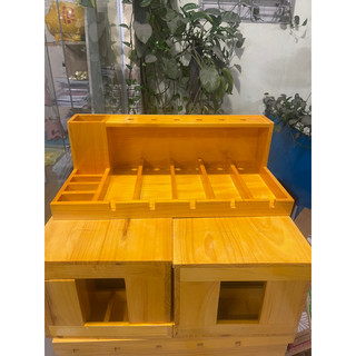 KHAY GỖ THÔNG GỖ THỊT ĐẶC MÀU VÀNG BÓNG MỊN ĐỘ BỀN LÂU NĂM