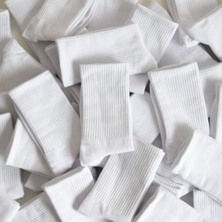 Set tất nam cổ cao, trung chất cotton vớ dài nữ trơn basic khử mùi thoáng khí phong cách đơn giản