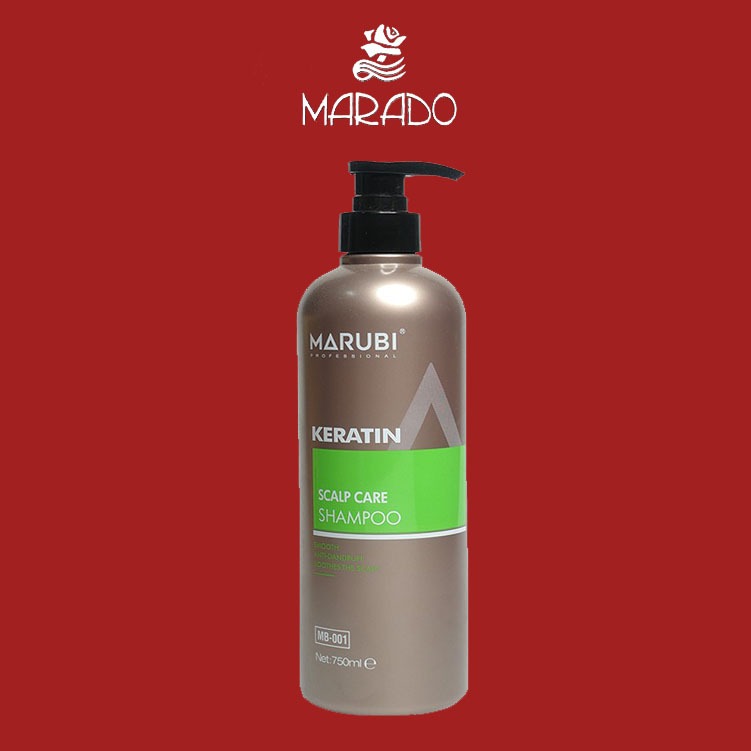Marubi Keratin Dầu Gội chính hãng 750ml siêu mềm mượt hương thơm nước hoa
