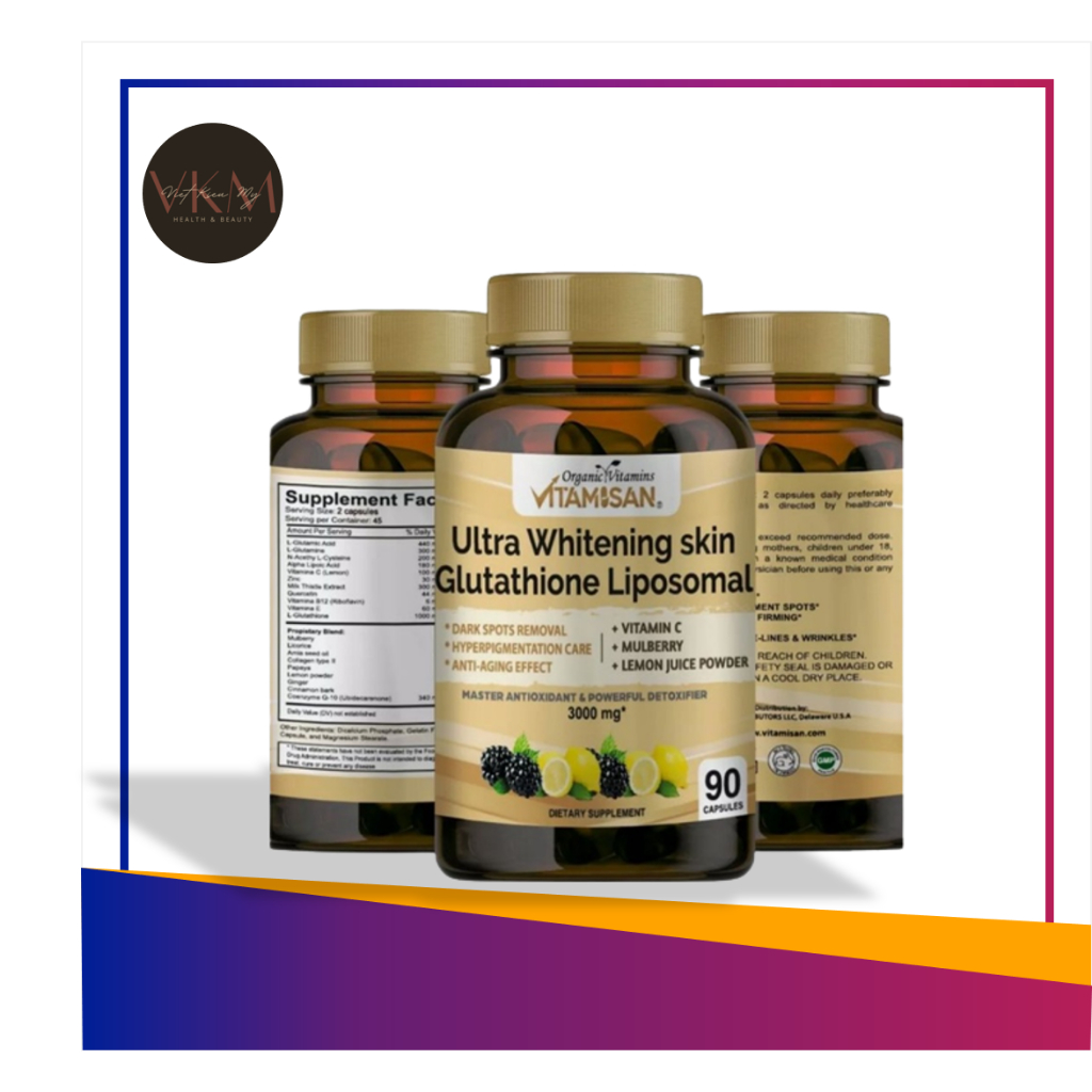 vitamisan ultra whitening skin glutathione liposomal Glutathione Injections for Skin Whitening: Complete Guide main image 0