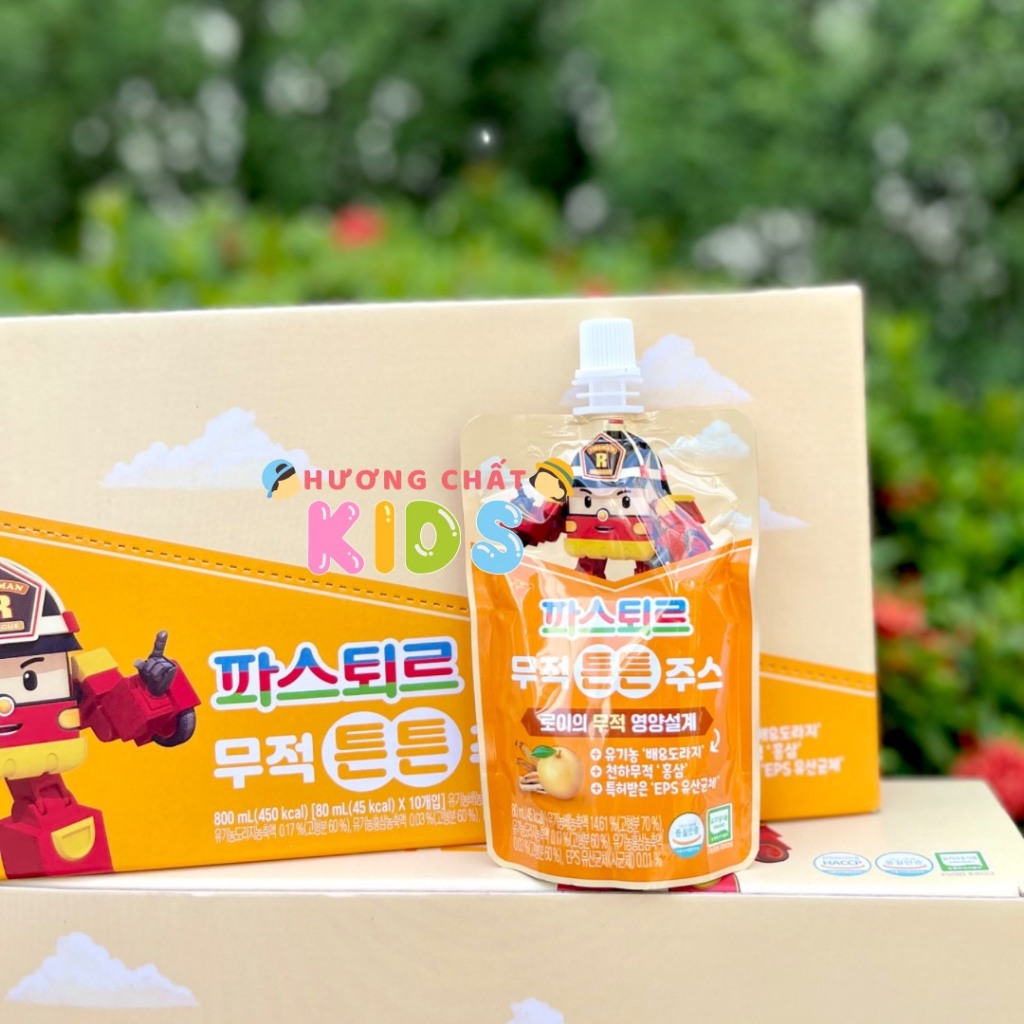 Nước Ép LOTTE KHOẺ MẠNH - Bổ Sung Vitamin Giúp Trẻ Ăn Ngon Miệng, Tăng Cường Hệ Miễn Dịch